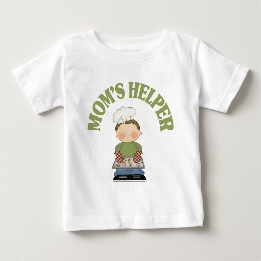 母のヘルパー ベビーTシャツ (正面)