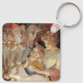 母のベッドタイムス読テリー、ヴィンテージクリスマス キーホルダー (裏面)