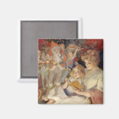 母のベッドタイムス読テリー、ヴィンテージクリスマス マグネット (正面/裏面)