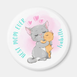 母のマグネット、かわいい猫、母最高のは常にギフト、母のギフト マグネット