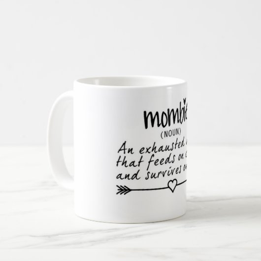母のマグ コーヒーマグカップ (正面左)