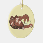 母のミートローフマッシュポテトグレービーフードグルメ セラミックオーナメント (右)