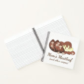 母のミートローフレシピ料理キッチングルメギフト ノートブック (内部)