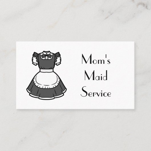 母のメイドサービスQRコード 名刺 (正面)