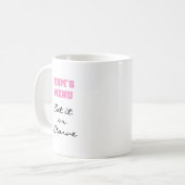 母のメニューTシャツとギフト コーヒーマグカップ (正面左)