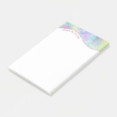 母のリストを行うには、虹色の波と銀の星 ポストイット (アングル)