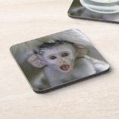 母の下のベビーのヒヒ コースター (左側)