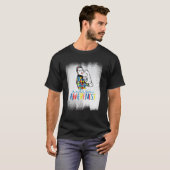 母の不屈の精神 自閉症啓発 Tシャツ (正面フル)