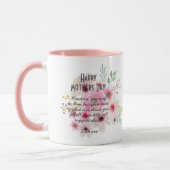 母の亡き写真遺失の記念品 マグカップ (左)