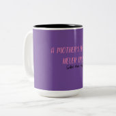 母の仕事は無い ツートーンマグカップ (正面左)