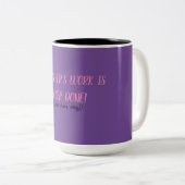 母の仕事は無い ツートーンマグカップ (正面右)