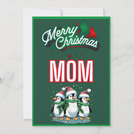 母の休日のおもしろいクリスマスカード シーズンカード