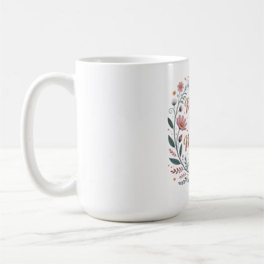 母の信念が奇跡を起こす コーヒーマグカップ (左)