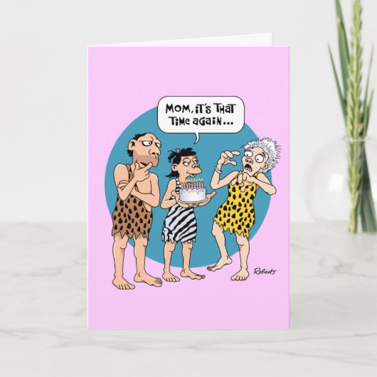 母の六十誕生日 カード (正面)