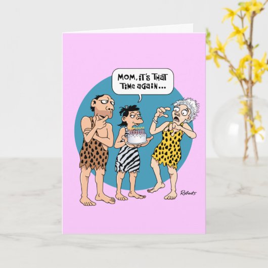 母の六十誕生日 カード (黄色い花)