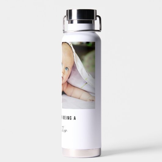 母の写真は人生の方が良い ウォーターボトル (背面)