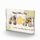 母の写真ブロックパーソナライズされた、母の日のプレゼント フォトブロック (右)