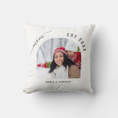 母の写真白い母の子供たち クッション (正面)