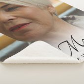 母の写真追悼記念 シェルパブランケット (3/4)