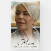 母の写真追悼記念 横断幕 (縦)