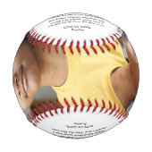 母の写真野球 野球ボール (正面)