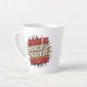 母の力 カフェラテマグ (左アングル)