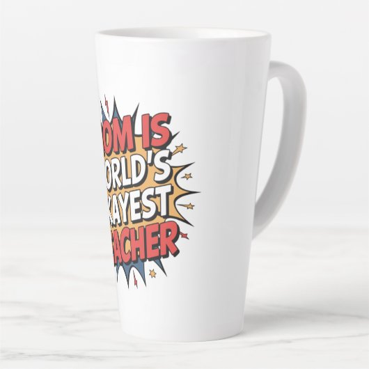 母の力 カフェラテマグ (右アングル)