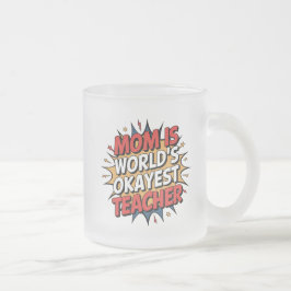 母の力 フロストグラスマグカップ