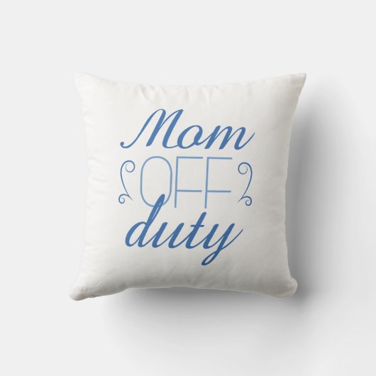 母の勤務外 クッション (裏面)