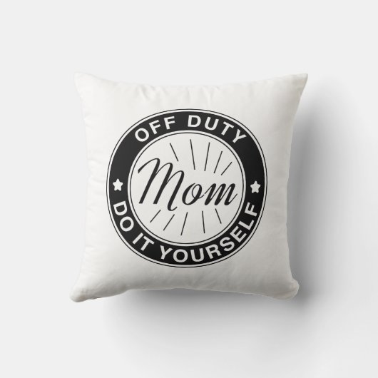 母の勤務外 クッション (裏面)