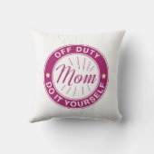 母の勤務外 クッション (裏面)