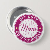 母の勤務外 缶バッジ (正面&裏面)