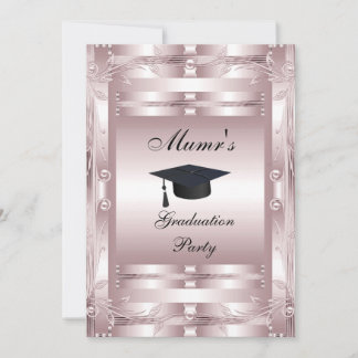 母の卒業パーティー正式な招待状 招待状