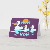 母の反射 カード (黄色い花)