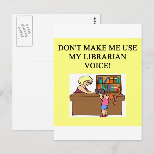 母の司書の声 ポストカード (正面/裏面)