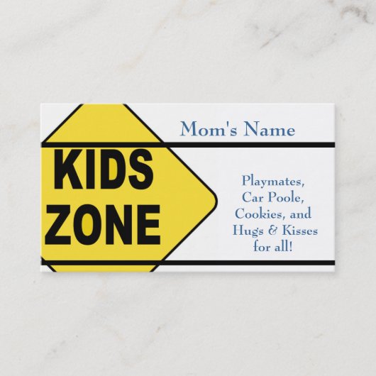 母の呼び出しカード コーリングカード (正面)