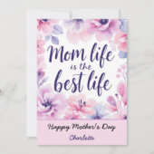 母の命は最高の生命 | フローラ母の日 カード (正面)