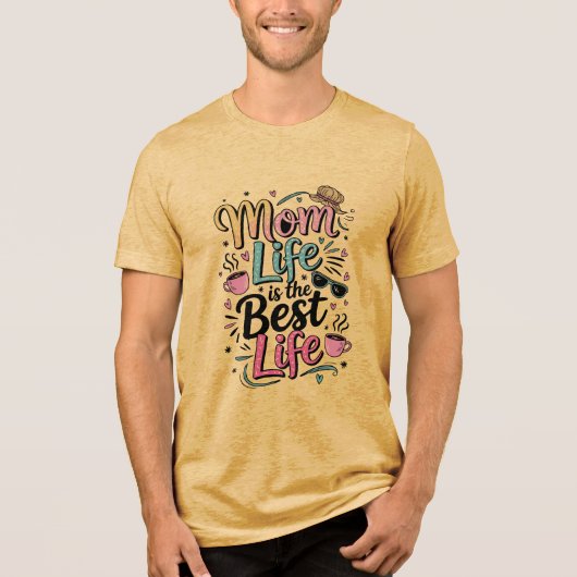 母の命は最高の トライブレンドＴシャツ (正面)