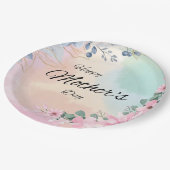 母の咲くお祝いフローラ ペーパープレート (アングル)