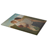 母の喜び（愛する母と娘） カッティングボード (角)