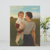 母の喜び（愛する母と娘） カード (スタンド正面)