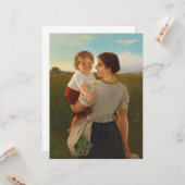 母の喜び（愛する母と娘） カード (正面/裏面インサイチュ)