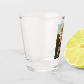 母の喜び（愛する母と娘） ショットグラス (左)