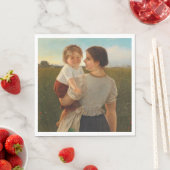 母の喜び（愛する母と娘） スタンダードランチョンナプキン (インサイチュ)