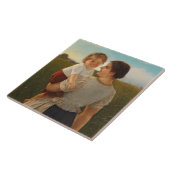 母の喜び（愛する母と娘） タイル (側面)