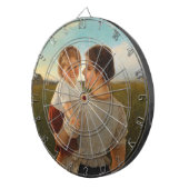 母の喜び（愛する母と娘） ダーツボード (正面右)