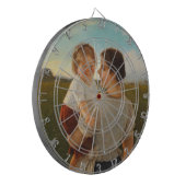 母の喜び（愛する母と娘） ダーツボード (正面左)