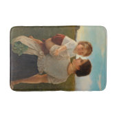 母の喜び（愛する母と娘） バスマット (正面)