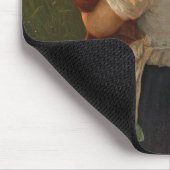 母の喜び（愛する母と娘） マウスパッド (コーナー)