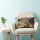 母の喜び（愛する母と娘） ランバークッション (椅子)